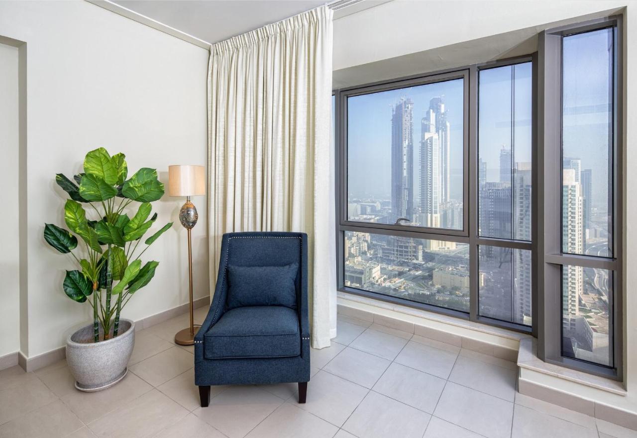 Nasma Luxury Stays - Fantastic Burj Khalifa View From This Fancy Condo Dubai Exterior foto